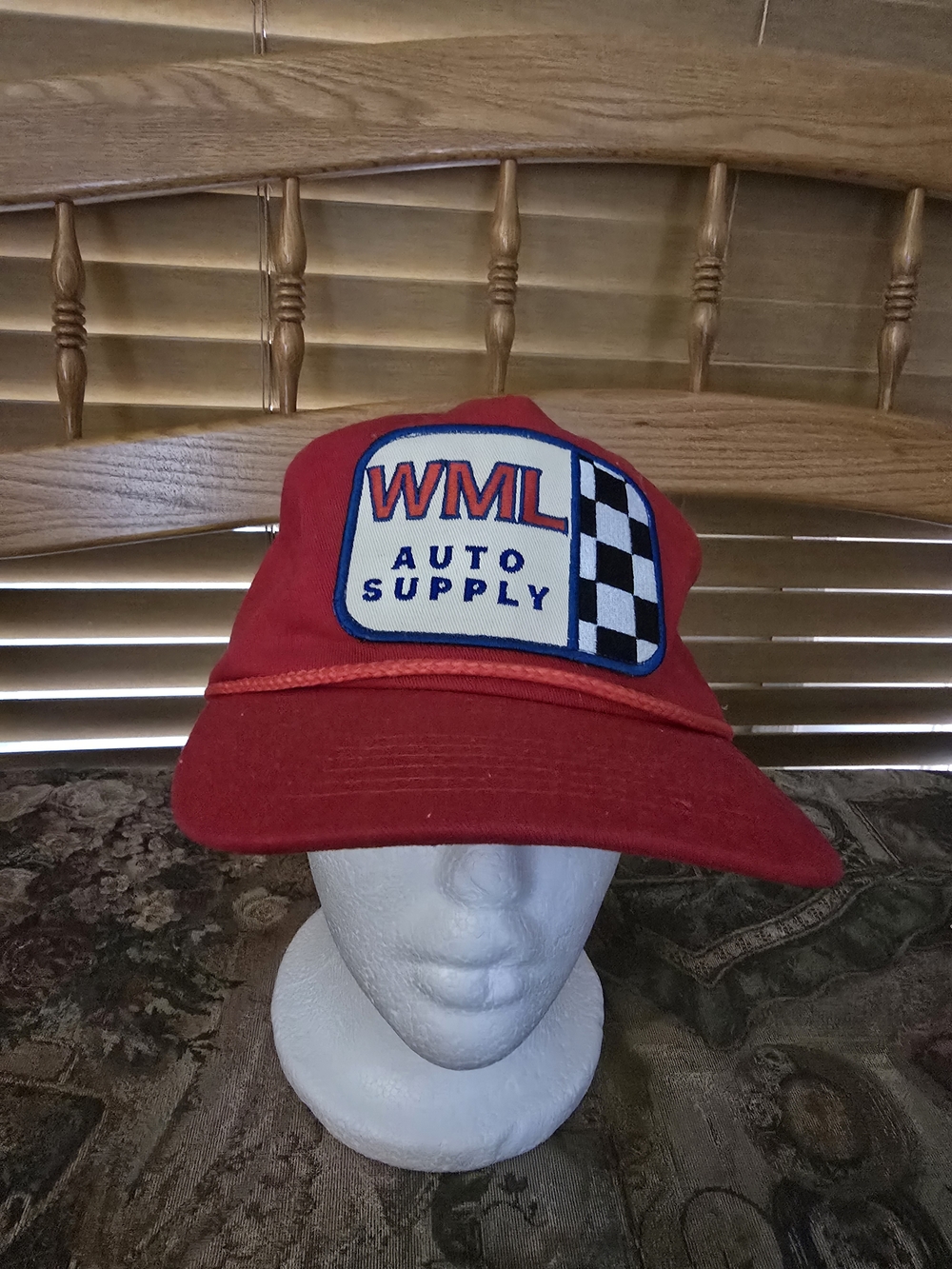 Red Racing Patch Cap - Men's Hat